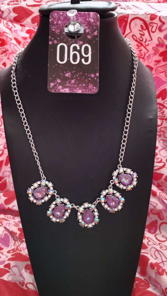 Purple necklace