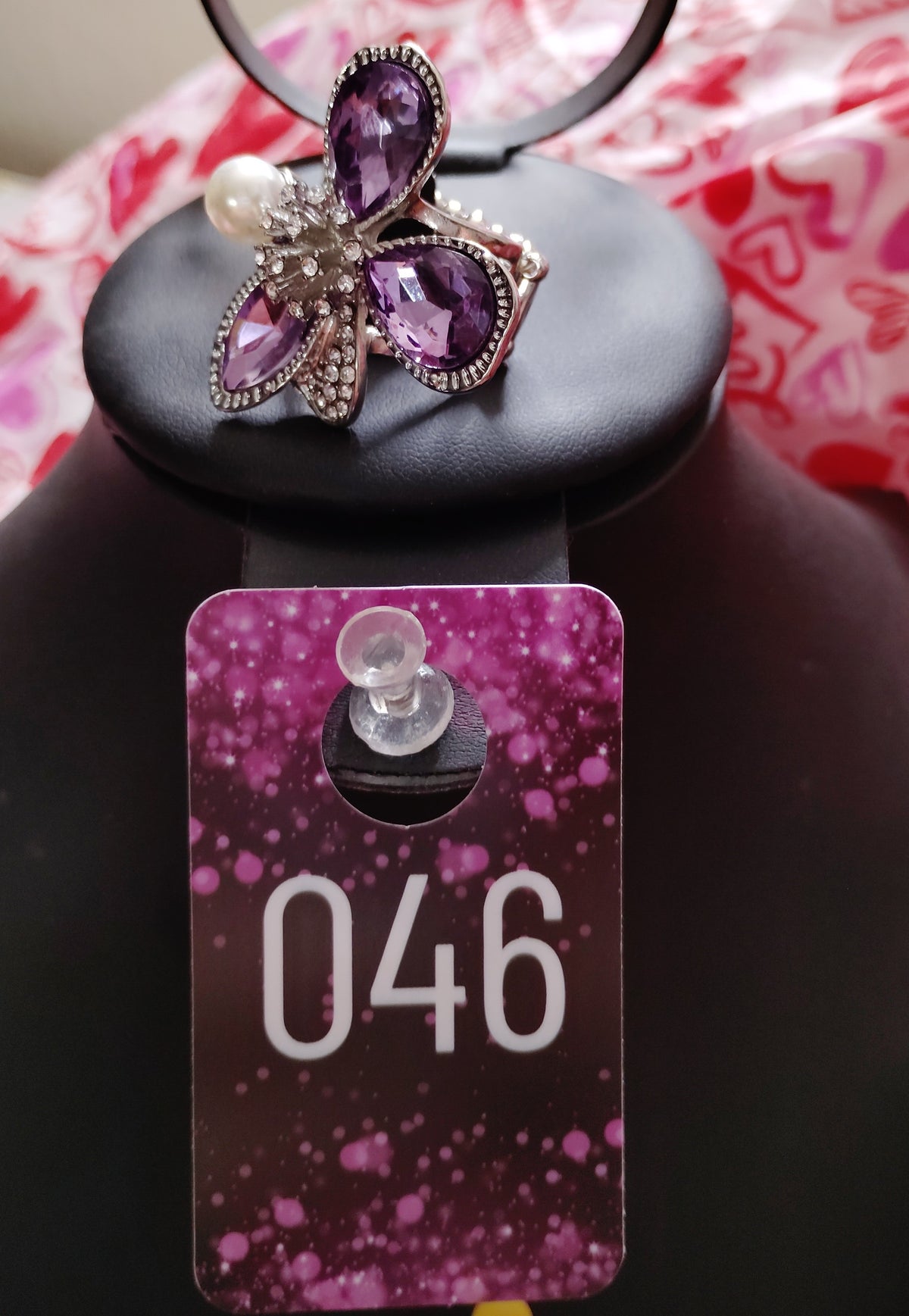 Floral purple ring