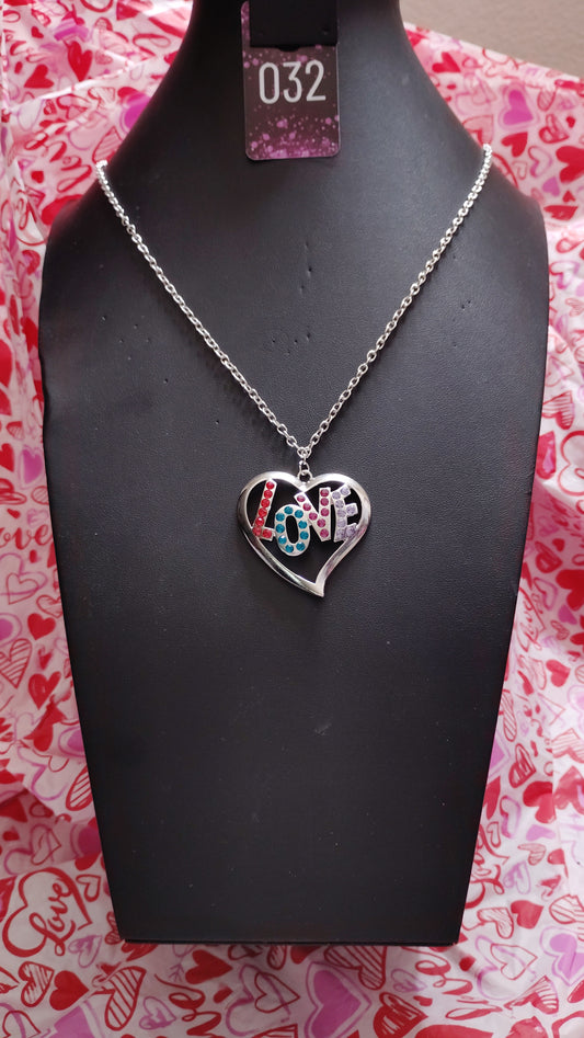 Love red necklace