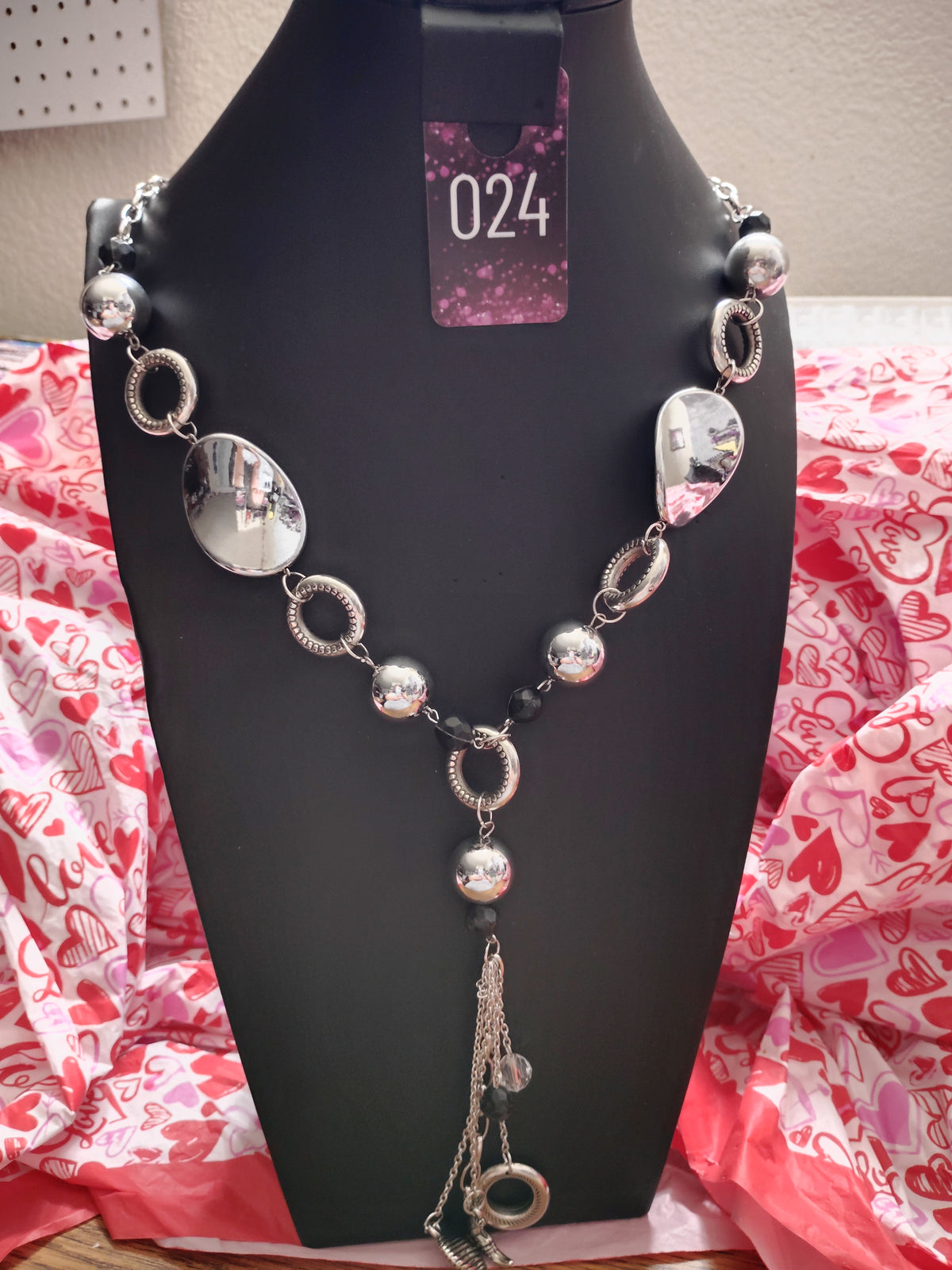 Silver necklace (24)